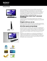 Sony VPCL231FX/B 产品宣传页