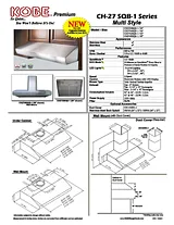 Kobe CH2736SQB1 Specification Sheet