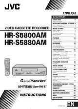 JVC HR-S5800AM Manual Do Utilizador