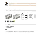 Lappkabel EPIC® H-A 10 SS Pin insert 10440100 데이터 시트