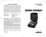George Foreman GR2B Instruction Manual