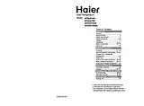 Haier HFD647WISS Manuel D’Utilisation