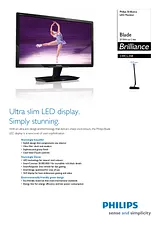 Philips LED Monitor 239CL2SB 239CL2SB/00 Fascicule
