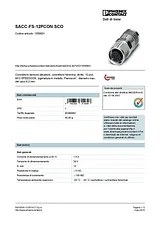 Phoenix Contact Plug-in connector SACC-FS-12PCON SCO 1559631 1559631 Data Sheet