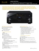 Pioneer VSX-92TXH 产品宣传页
