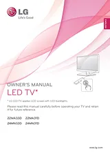 LG 22MA33D-PZ Owner's Manual