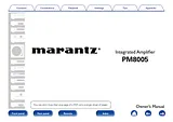 Marantz PM8005 Manuale Proprietario