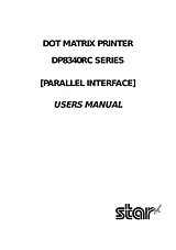 Star Micronics DP8340RC Benutzerhandbuch