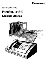 Panasonic uf-s10 작동 가이드