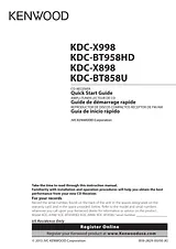 Kenwood KDC-BT958HD Owner's Manual