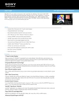 Sony XAV72BT Guide De Spécification