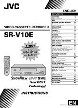 JVC SR-V10E Manual Do Utilizador