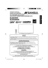 Sansui SLED3900 Mode D'Emploi