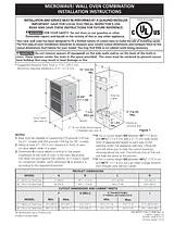 Electrolux EW30MC65PS Installation Instruction