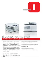 Olivetti d-Copia 120D DECB7845000 Merkblatt