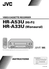 JVC HR-A53U 사용자 설명서