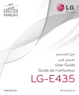 LG LGE435 작동 가이드