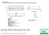Bkl Electronic 10120564 Straight Pin Header, PCB Mount Grid pitch: 2.54 mm Number of pins: 2 x 17 10120564 Fiche De Données
