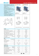 Finder 40.61.7.012.1020 - Miniature PCB Relay 12Vdc SPDT-CO 40.61.7.012.1020 Техническая Спецификация