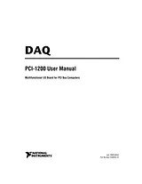 National Instruments PCI-1200 User Manual