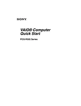 Sony PCG-R505 ユーザーズマニュアル
