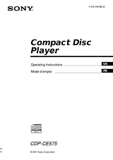 Sony CDP-CE575 Benutzerhandbuch