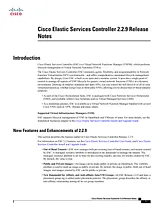 Cisco Cisco Elastic Services Controller 2.2 Release Notes