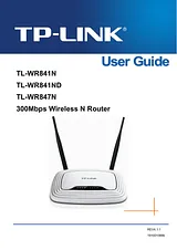 TP-LINK TL-WR841N ユーザーズマニュアル