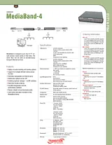 Transition Networks MediaBand-4 MB-4-24VDC Leaflet