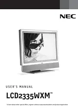 NEC L234GC Справочник Пользователя