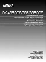 Yamaha RX-385 Справочник Пользователя