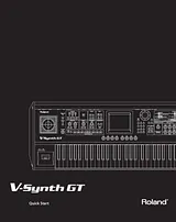 Roland V-Synth GT Guide D’Installation Rapide