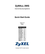 ZyXEL 2WG Guia De Configuração Rápida