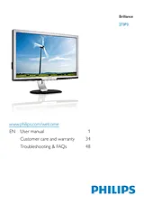 Philips LCD monitor 273P3PHES 273P3PHES/00 ユーザーズマニュアル