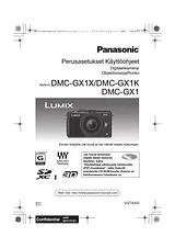 Panasonic DMCGX1XEC Guida Al Funzionamento