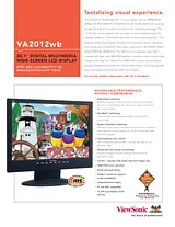 Viewsonic VA2012wb VA2012W-2 Leaflet