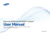 Samsung SUR40 Manual De Usuario