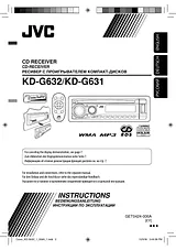 JVC KD-G632 Справочник Пользователя