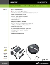 Sony D-NE336CK Guia De Especificaciones