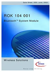 Intel Mobile Communications GmbH 104001 Manuale Utente