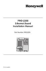 Honeywell PRO-2200 Manual Do Utilizador
