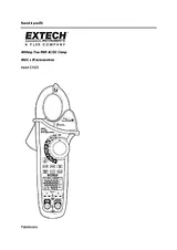 Extech EX623 Digital-Multimeter, DMM, 40 000 Counts EX623-EU Fiche De Données
