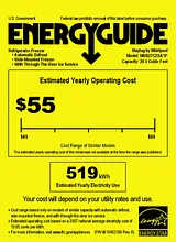 Maytag MSB27C2XAW Guide De L’Énergie