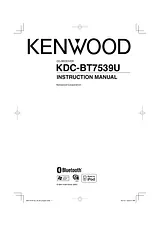 Kenwood KDC-BT7539U Manual Do Utilizador