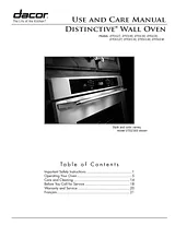 Dacor DTO130B Owner's Manual