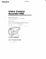 Sony CCD-TR3300 Manuale Utente