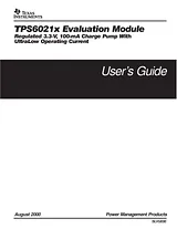 Texas Instruments Evaluation module for 2 battery cells to 3.3V, 100mA ultra-low operating current charge pump TPS60210E TPS60210EVM-167 Data Sheet