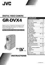 JVC GR-DVX4 사용자 가이드