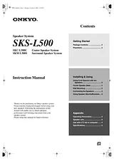 ONKYO SKS-L500 Справочник Пользователя
