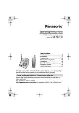 Panasonic KX-TG2130 Справочник Пользователя